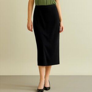 🖤 Claudia Richard Black Chino Skirt – Size Small –